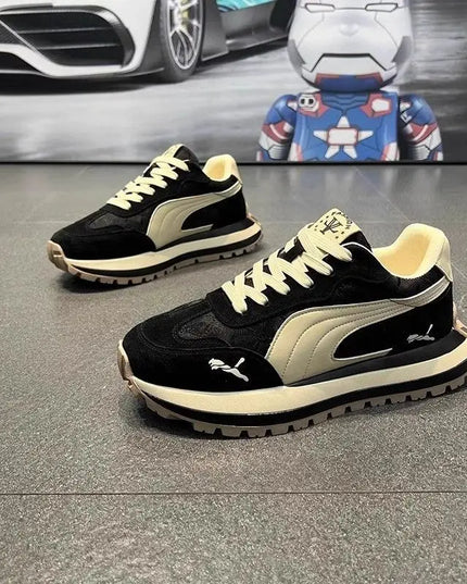 Casual Shoes Men's Sports Shoes Summer Casual Thick Soled Men's Shoes Soft and Comfortable Non-slip Outdoor Fashion Board Shoes