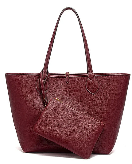 C-H Women Tote Bag  Autumn New Coffee Color Handbag Double sided Mother Child Casual Shopping Bags