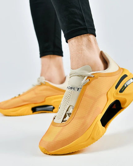 Zapatillas de correr para hombre y mujer, soporte estable con placa de carbono, calzado deportivo de suela gruesa transpirable c