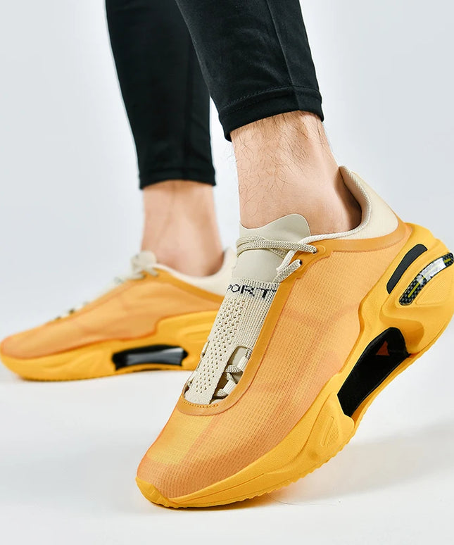 Zapatillas de correr para hombre y mujer, soporte estable con placa de carbono, calzado deportivo de suela gruesa transpirable c