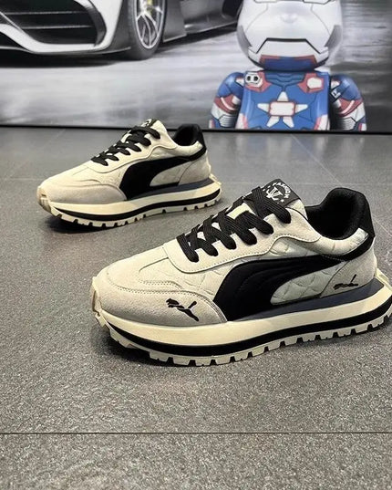 Casual Shoes Men's Sports Shoes Summer Casual Thick Soled Men's Shoes Soft and Comfortable Non-slip Outdoor Fashion Board Shoes