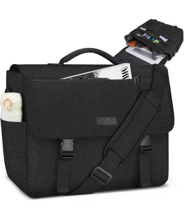 Laptop Briefcases for Men 15.6 Inch Laptop Bag Water resistant Computer Bag Lightweight Shoulder Satchel Bags