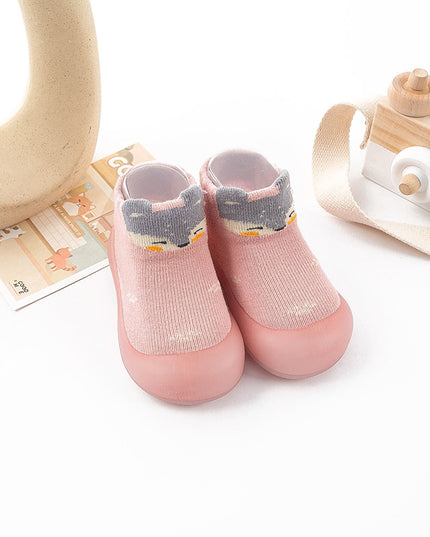 (Surface Pattern Random) Kids Toddler Shoes Cartoon Anti-collision Socks Shoes Soft Sole Newborn Home Shoes