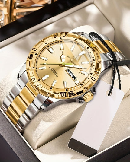 A Stylish New Brand Waterproof Watch With Super Bright Night Light For Young People, A Men's Wristwatch.