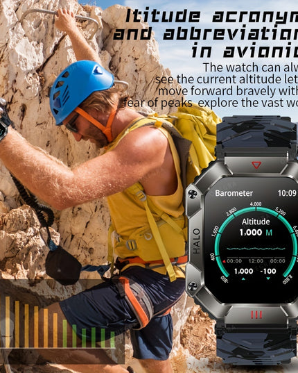 ONEGRA Sports Smart Watch For Women Men, Waterproof Fitness Watches With AI Voice Wireless Call