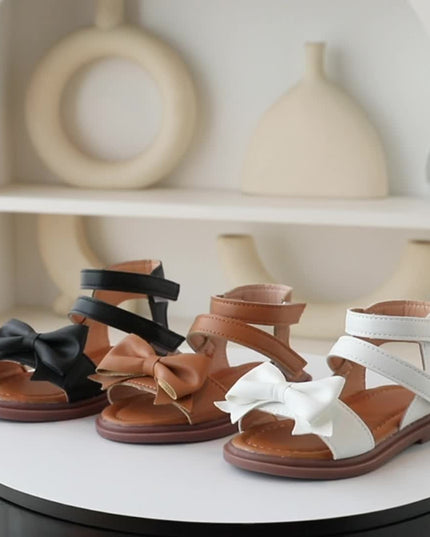 Girls' First Walkers Baby Sandals with Closure - Soft TPR Sole & PU Upper, Non-Slip Beach Shoes for, Star & Princess Patterns, Open-Toe Summer Footwear for New Walkers (Pink/White) - Easy On/Off Girl Footwear