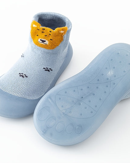 (Surface Pattern Random) Kids Toddler Shoes Cartoon Anti-collision Socks Shoes Soft Sole Newborn Home Shoes
